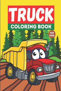 Truck Coloring Book For Kids