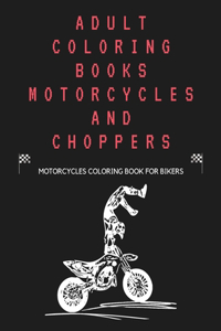 adult coloring books motorcycles and choppers