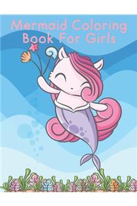 Mermaid Coloring Book For Girls
