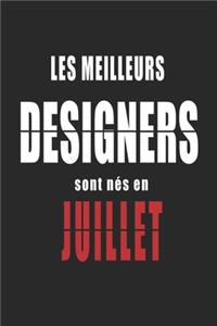 Les Meilleurs Designers sont nés en Juillet carnet de notes