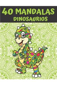 40 Mandalas Dinosaurios