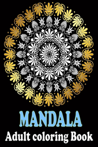 Mandala adult coloring book