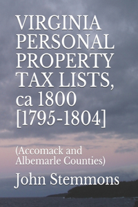 VIRGINIA PERSONAL PROPERTY TAX LISTS, ca 1800 [1795-1804]