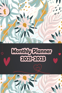 Monthly Planner 2021-2023