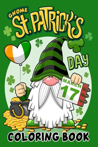 Gnome Saint Patrick's Day Coloring Book