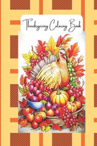 Thanksgiving Coloring Book for Adults