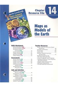 North Carolina Holt Science & Technology Chapter 14 Resource File: Maps as Models of the Earth