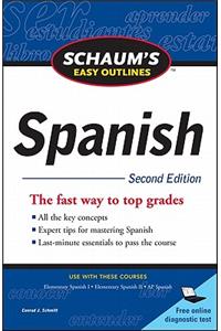 Schaum's Easy Outline of Spanish, Second Edition