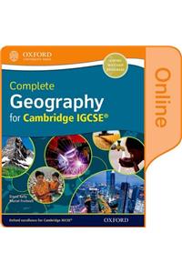 Complete Geography for Cambridge Igcse: Online Student Book