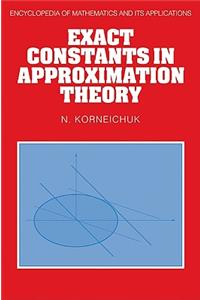 Exact Constants in Approximation Theory