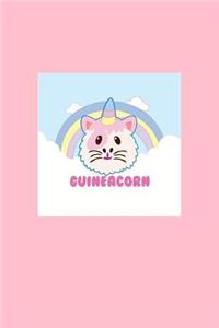 Guineacorn: Lined Journal - Guineacorn Guinea Pig Unicorn Cute Fun-ny Rainbow Gift - Pink Ruled Diary, Prayer, Gratitude, Writing, Travel, Notebook For Men Wome