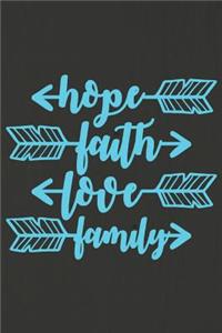 Hope Faith Love Family