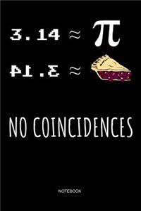 No Coincidences Notebook
