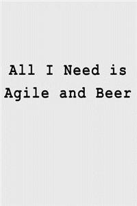 All I Need is Agile and Beer