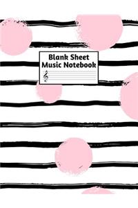 Blank Sheet Music Notebook