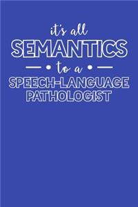 It's All Semantics to a Speech-Language Pathologist