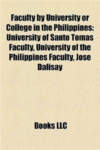 Faculty by University or College in the Philippines