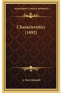 Characteristics (1892)