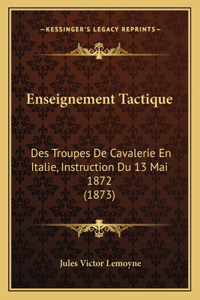 Enseignement Tactique