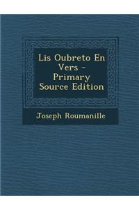 Lis Oubreto En Vers