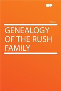 Genealogy of the Rush Family