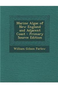 Marine Algae of New England and Adjacent Coast
