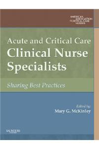 Acute and Critical Care Clinical Nurse Specialists