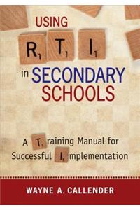 Using Rti in Secondary Schools