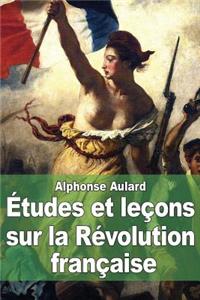Études et leçons sur la Révolution française
