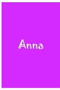 Anna - Personalized Notebook