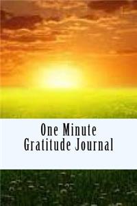 One Minute Gratitude Journal