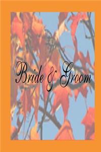 Wedding Journal Bride Groom Fall Foliage