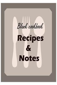 Blank cookbook