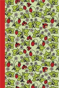 Sketchbook: Ladybugs (Red) 6x9 - Blank Journal with No Lines - Journal Notebook with Unlined Pages for Drawing and Writing on Blank Paper