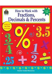 How to Work with Fractions, Decimals & Percents, Grades 5-8