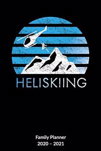 Heliskiing. Family Planner 2020-2021