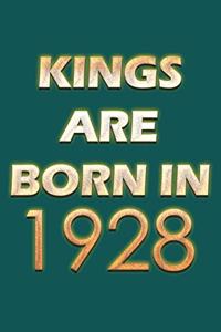 Kings Are Born In 1928 Notebook
