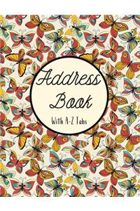 Address Book with A-Z Tabs