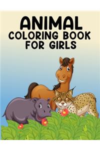 Animal Coloring Book for girls