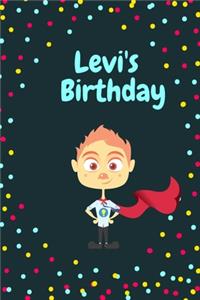 Levi's Birthday Cute Hero Gift _ Levi Notebook