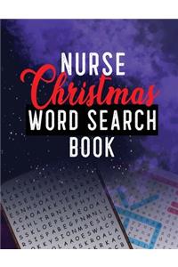 Nurse Christmas Word Search Book