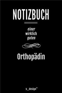 Notizbuch für Orthopäden / Orthopäde / Orthopädin