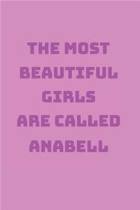 Anabell Girl Woman Notebook