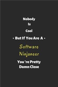 Nobody is cool but if you are a Software Ninjaneer you're pretty damn close