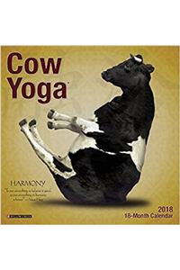 Cow Yoga 2018 Mini Wall Calendar