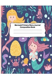 Mermaid Primary Story Journal Composition Book