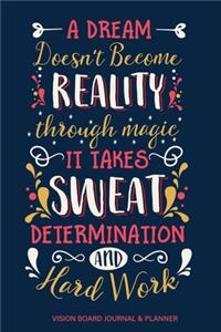 A Dream Doesn't Becomes Reality Through Magic It Takes Sweat Determination & Hard Work