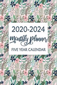 2020-2024 Five Year Monthly Planner