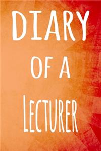Diary of a Lecturer