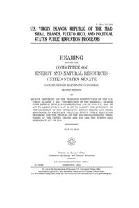 U.S. Virgin Islands, Republic of the Marshall Islands, Puerto Rico, and political status public education programs